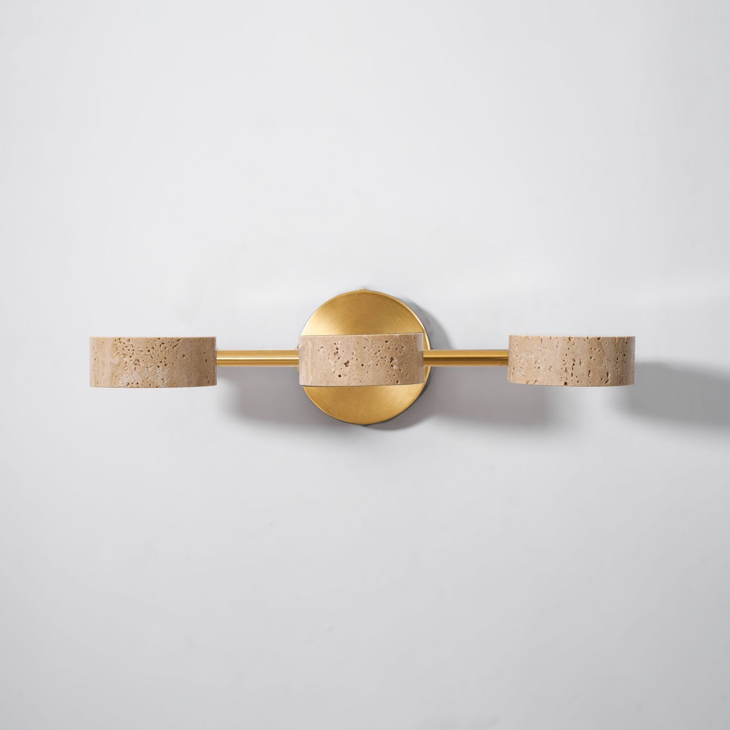 Ceshair Wall Light Multi Head Travertine Vanity Light - Neutralighting