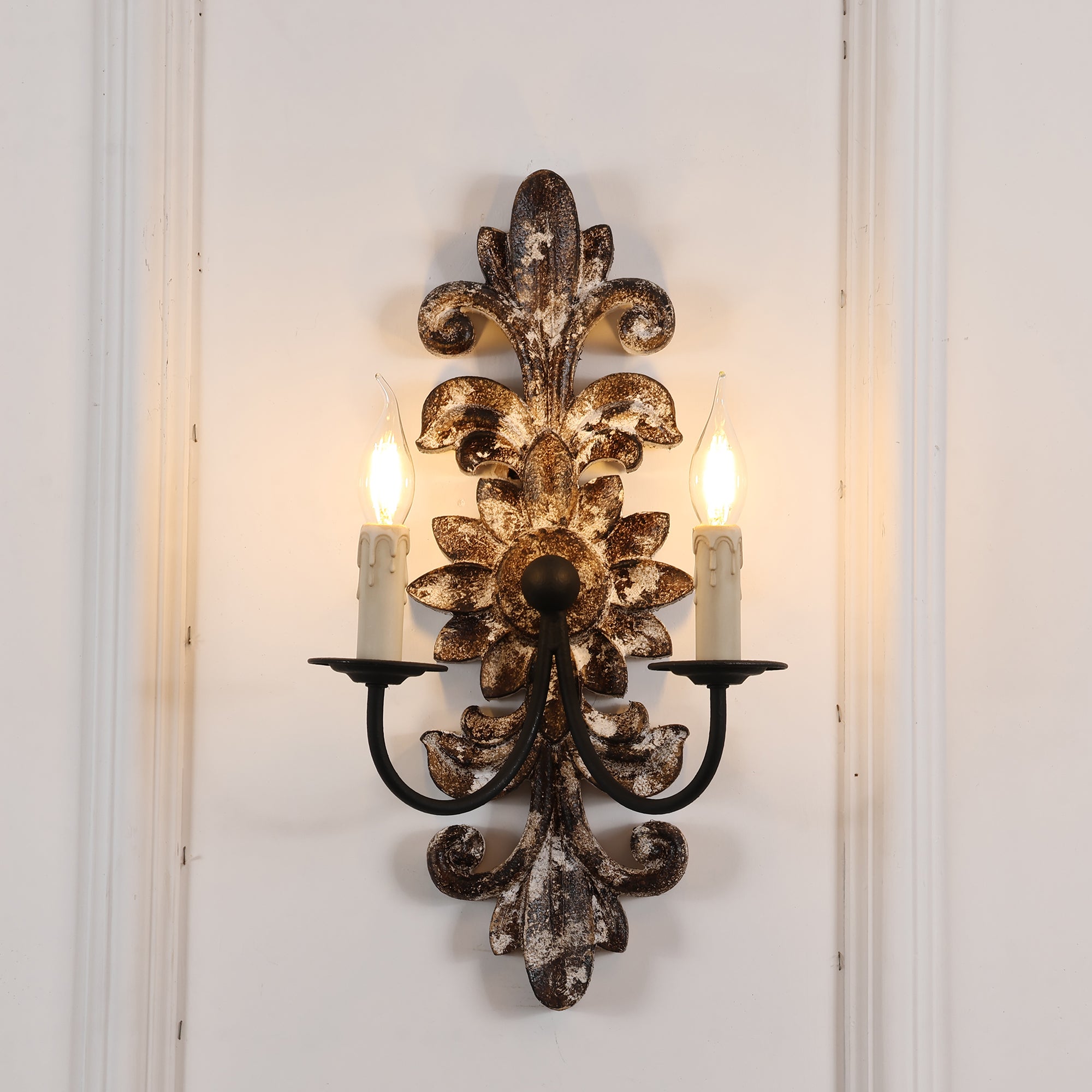 Vadora Postmodern Luxury Metal Sconce Wall Lamp - Lamp Copper