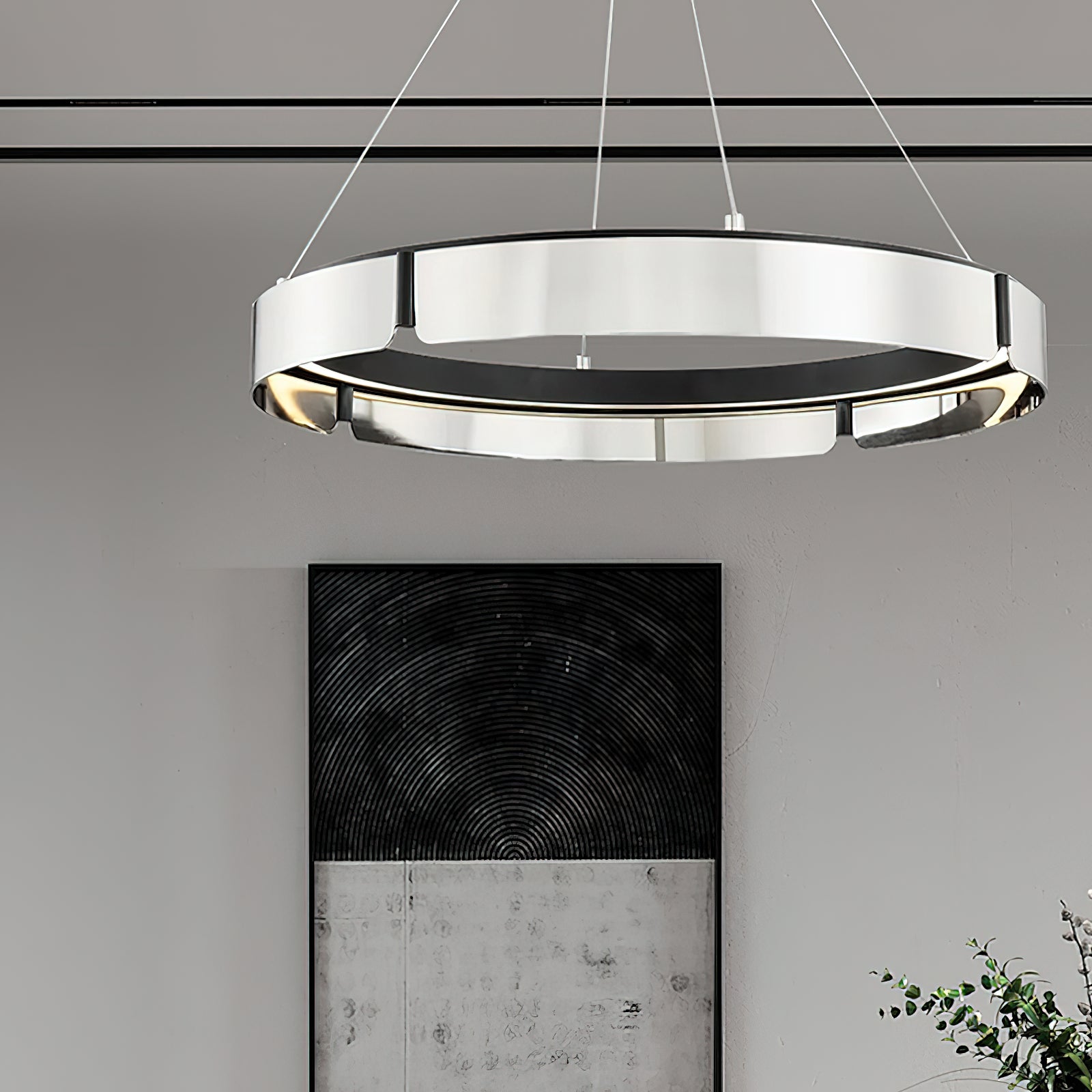 Alraeion Modern Minimalist Metal Chandelier - Lamp Copper