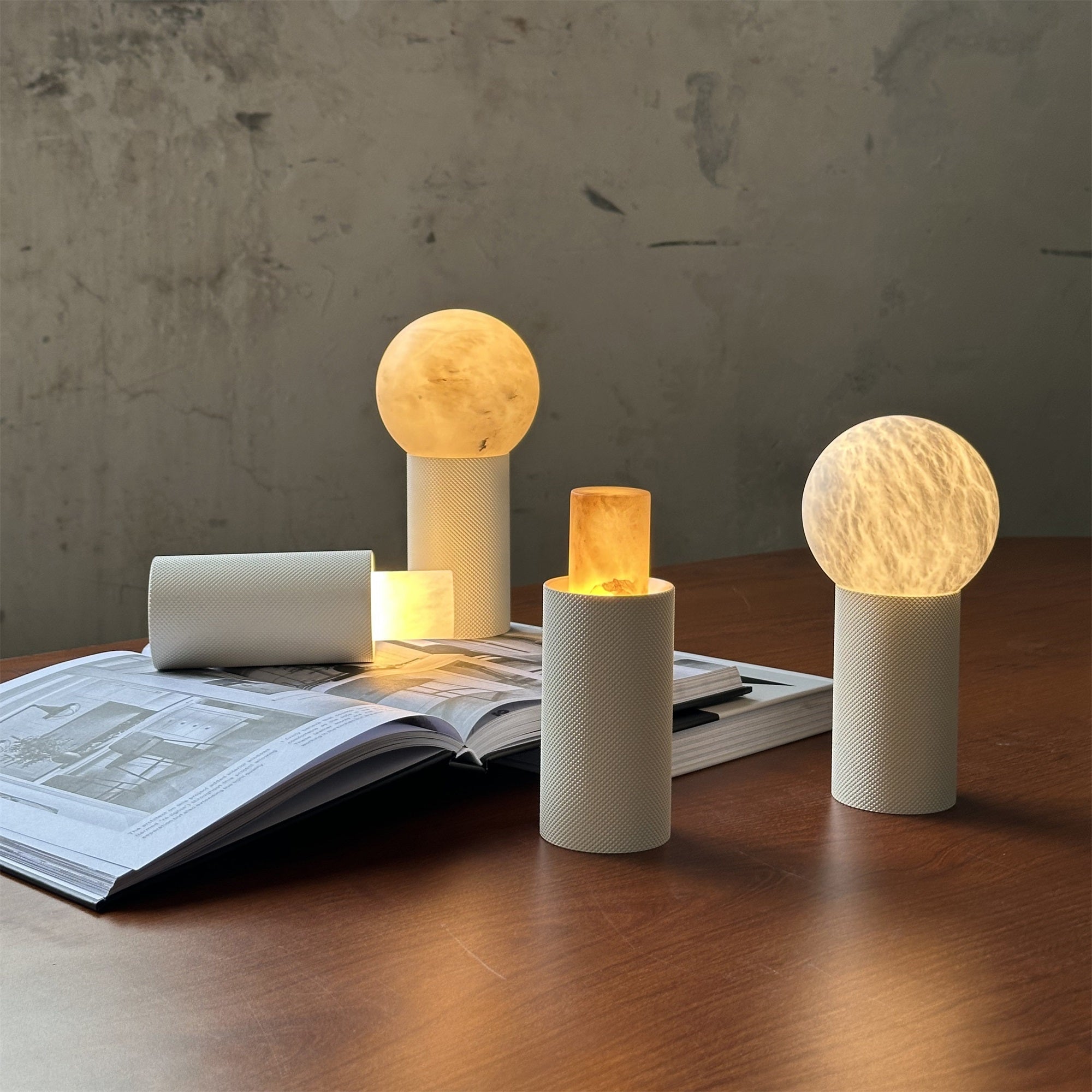 Tribeca USB Table Lamp (Built-in Battery) - Lamp Copper