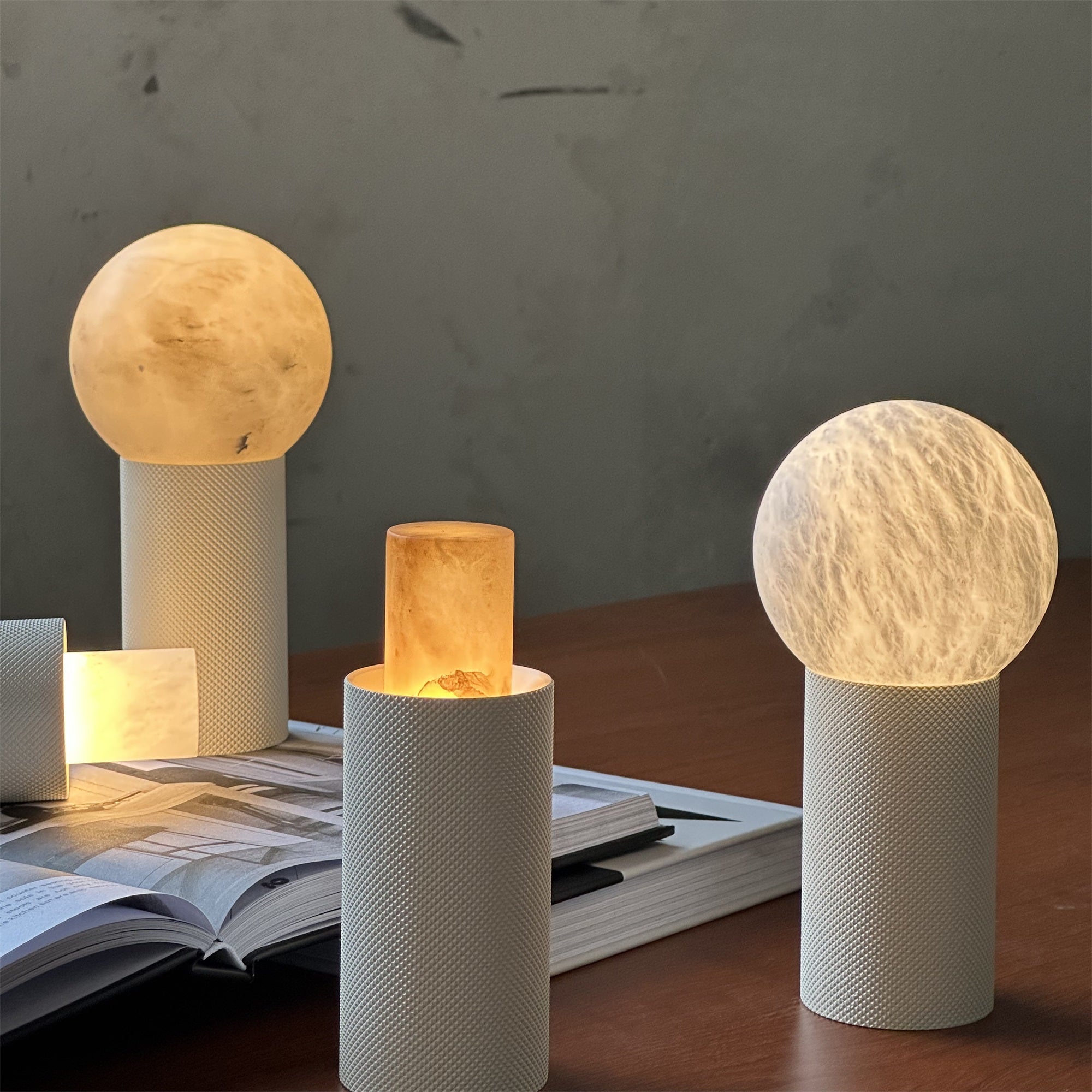 Tribeca USB Table Lamp (Built-in Battery) - Lamp Copper