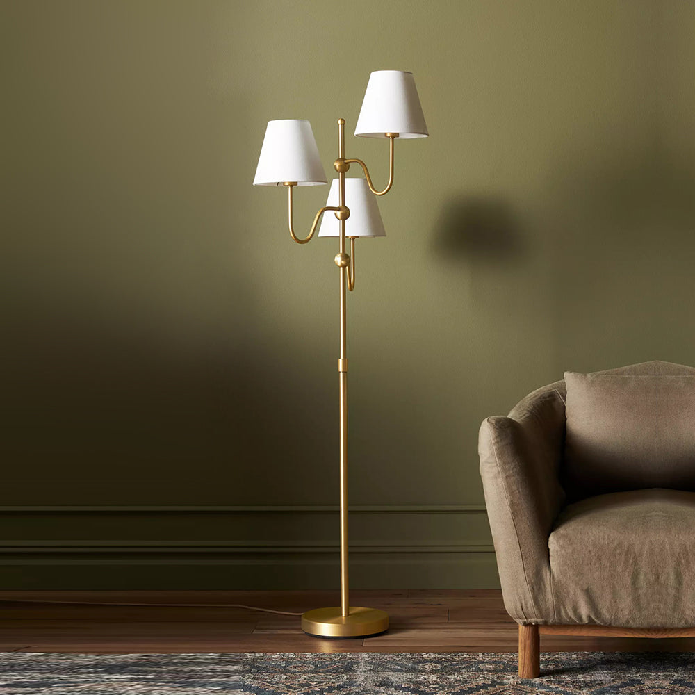 Triple Floor Lamp - Lamp Copper