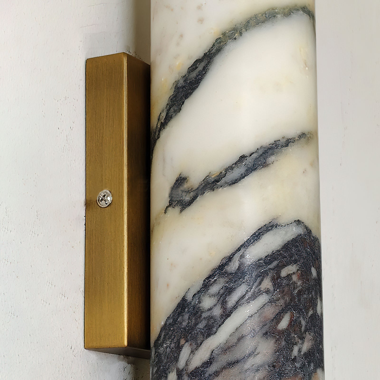 Avi Lampada da Parete Cylindrica in Marmo di Lusso