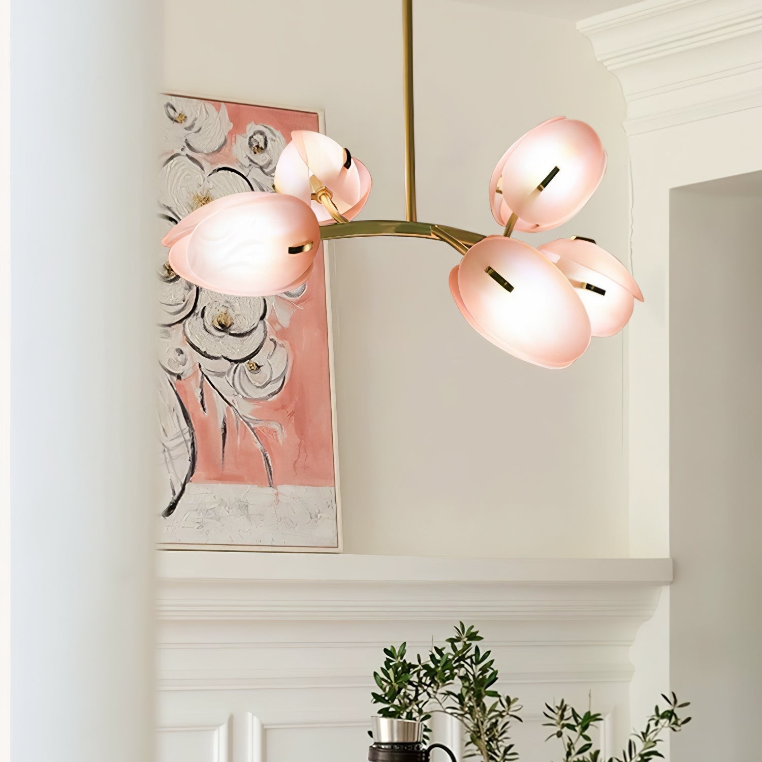 Blossom Contemporary Glass Chandelier - Blowlighting