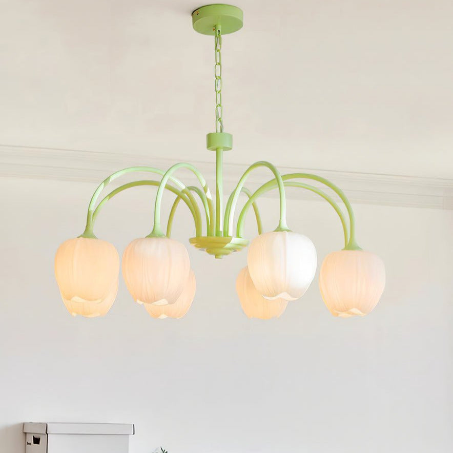 Aria Lampadari a Forma di Tulipano Fresco