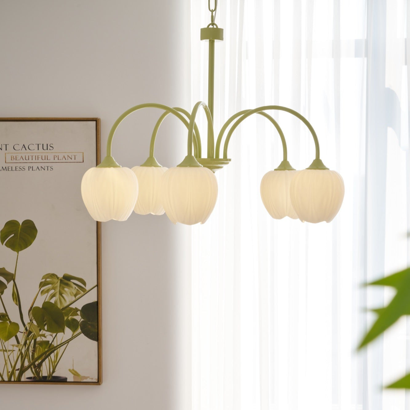 Aria Lampadari a Forma di Tulipano Fresco