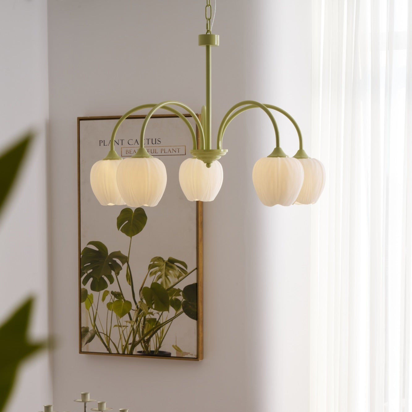 Aria Lampadari a Forma di Tulipano Fresco