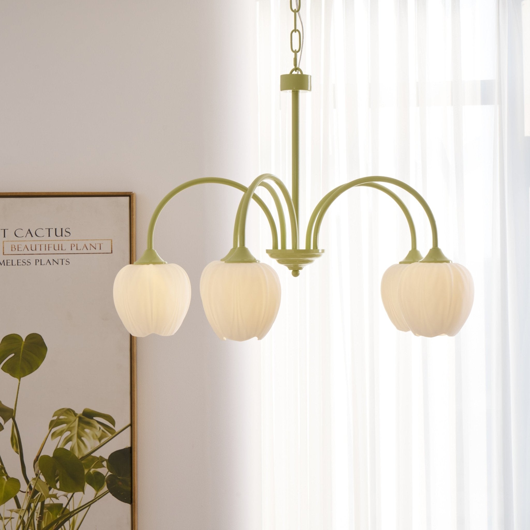 Aria Lampadari a Forma di Tulipano Fresco