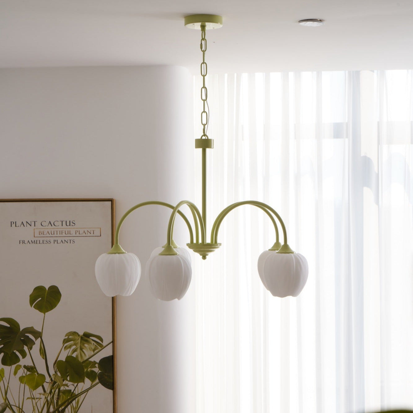 Aria Lampadari a Forma di Tulipano Fresco