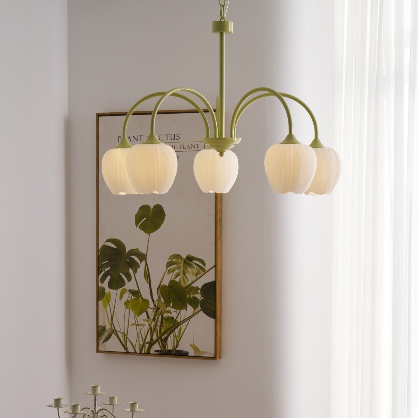 Aria Lampadari a Forma di Tulipano Fresco