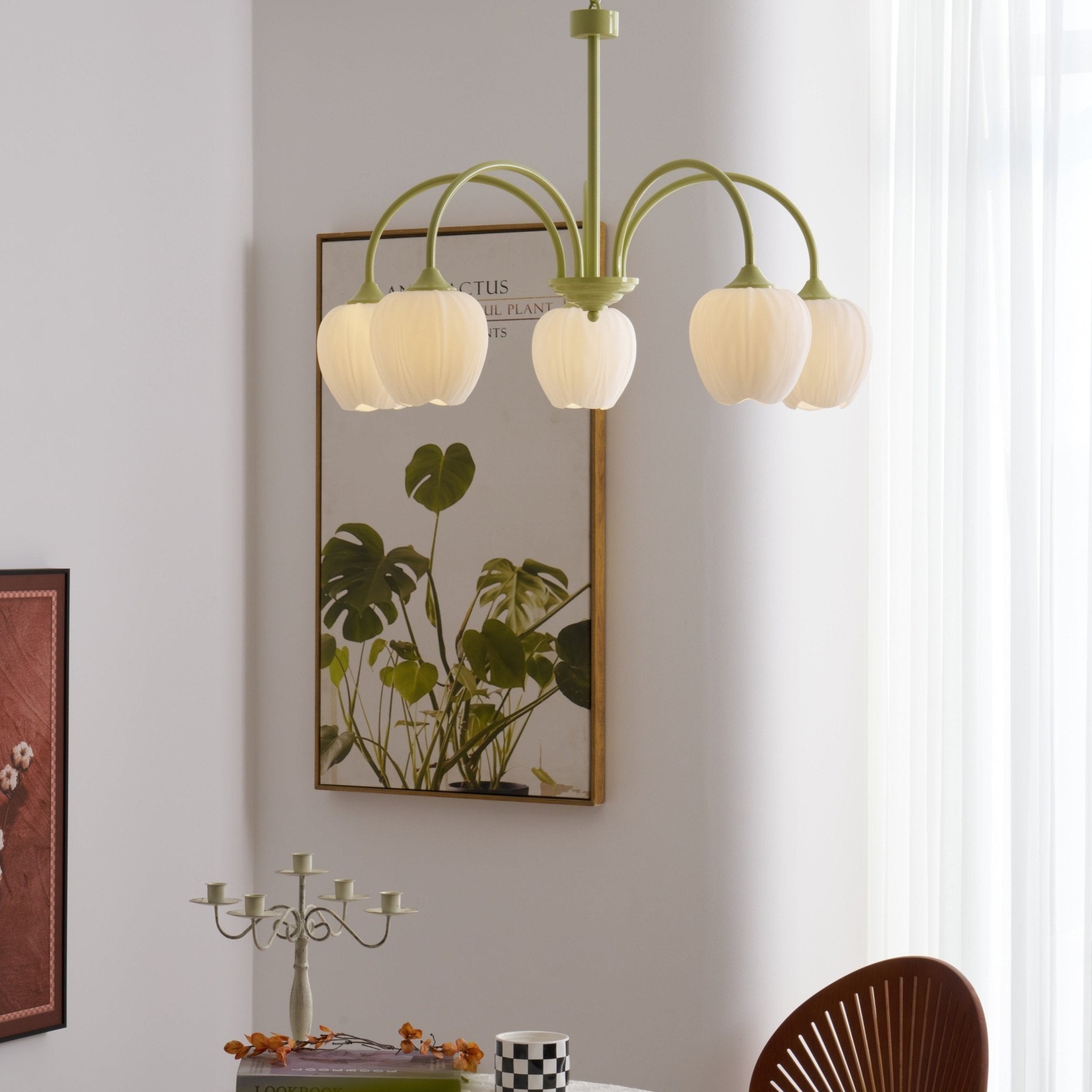Aria Lampadari a Forma di Tulipano Fresco