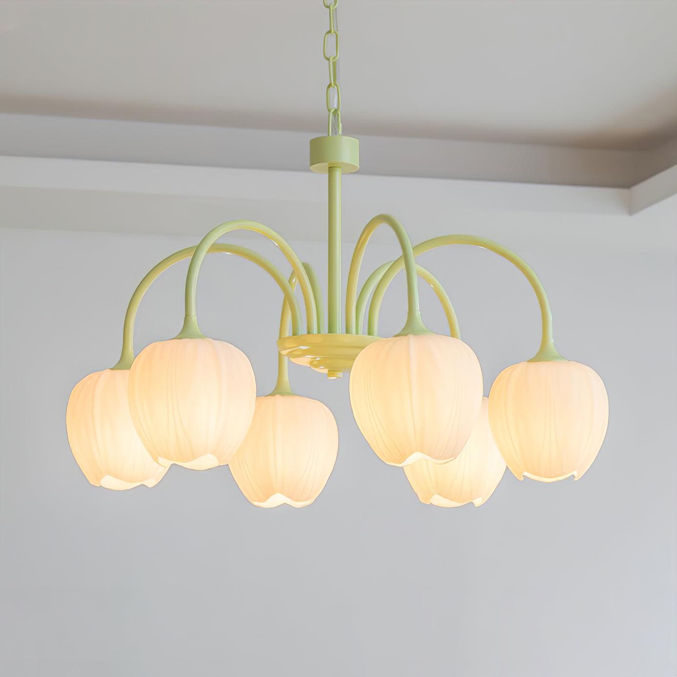 Aria Lampadari a Forma di Tulipano Fresco