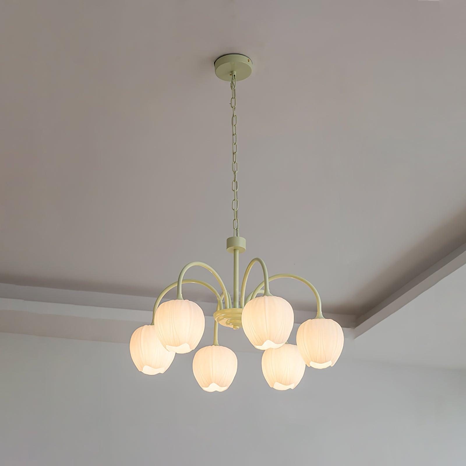 Aria Lampadari a Forma di Tulipano Fresco