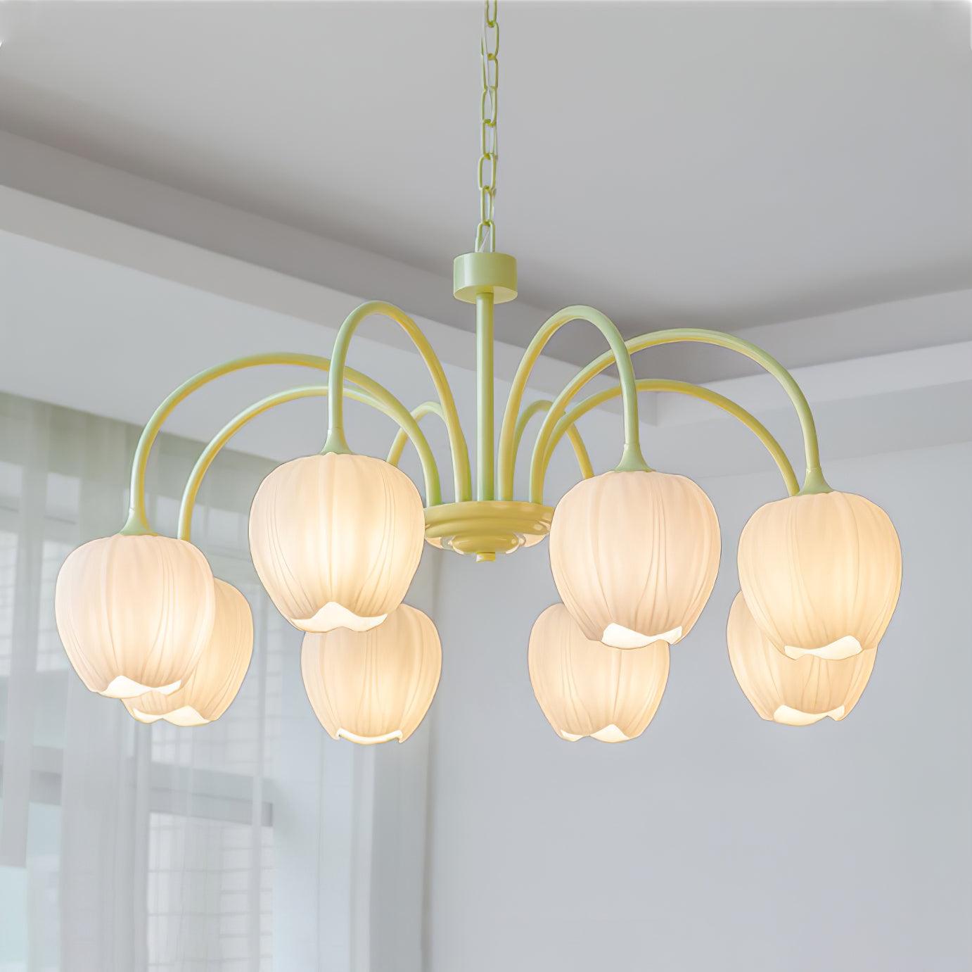 Aria Lampadari a Forma di Tulipano Fresco