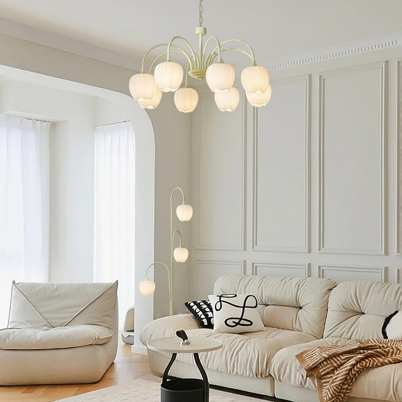 Aria Lampadari a Forma di Tulipano Fresco