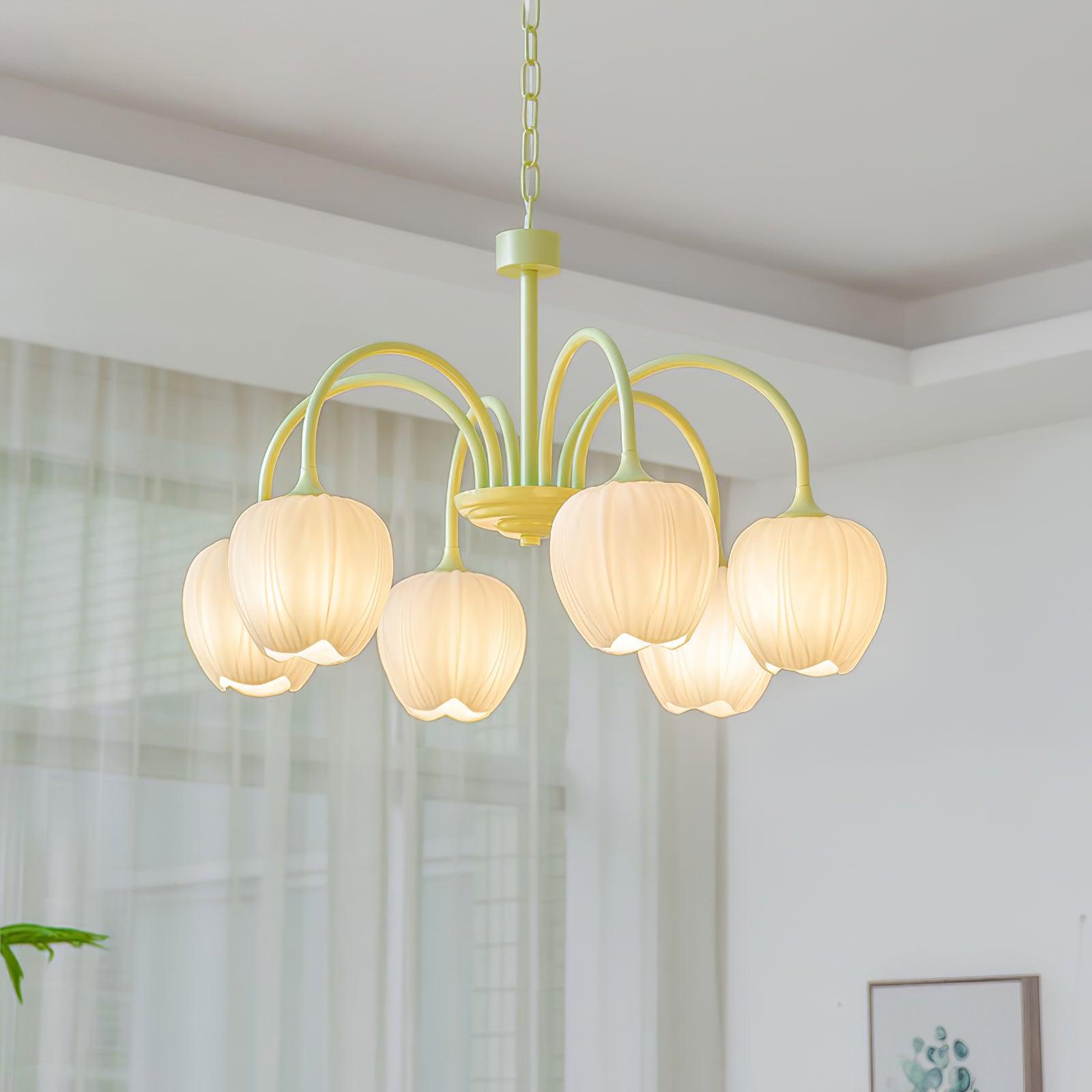 Aria Lampadari a Forma di Tulipano Fresco