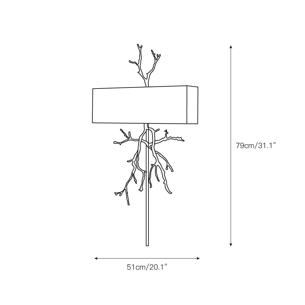 Vivaria Individual Creativity Brass Metal Wall Lamp - Lamp Copper