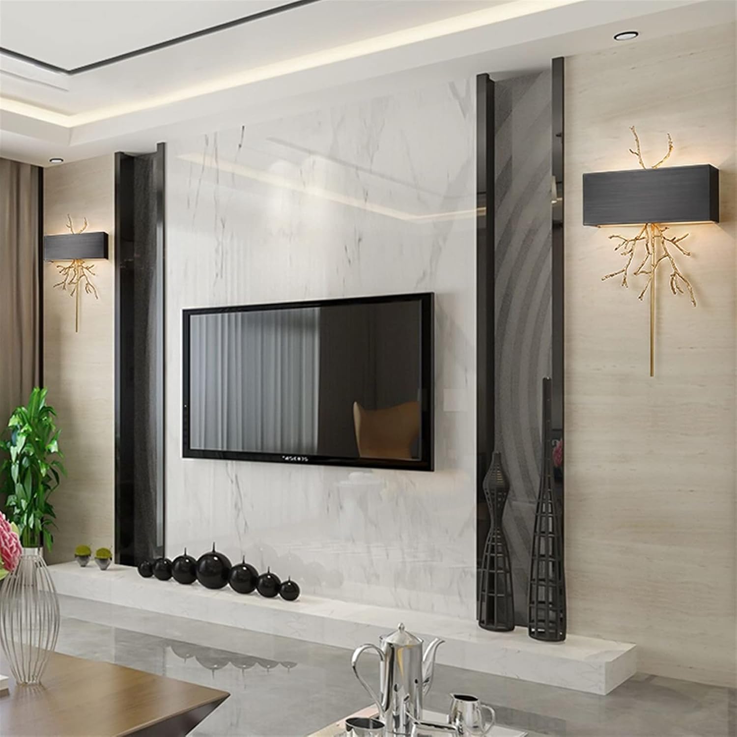 Vivaria Individual Creativity Brass Metal Wall Lamp - Lamp Copper