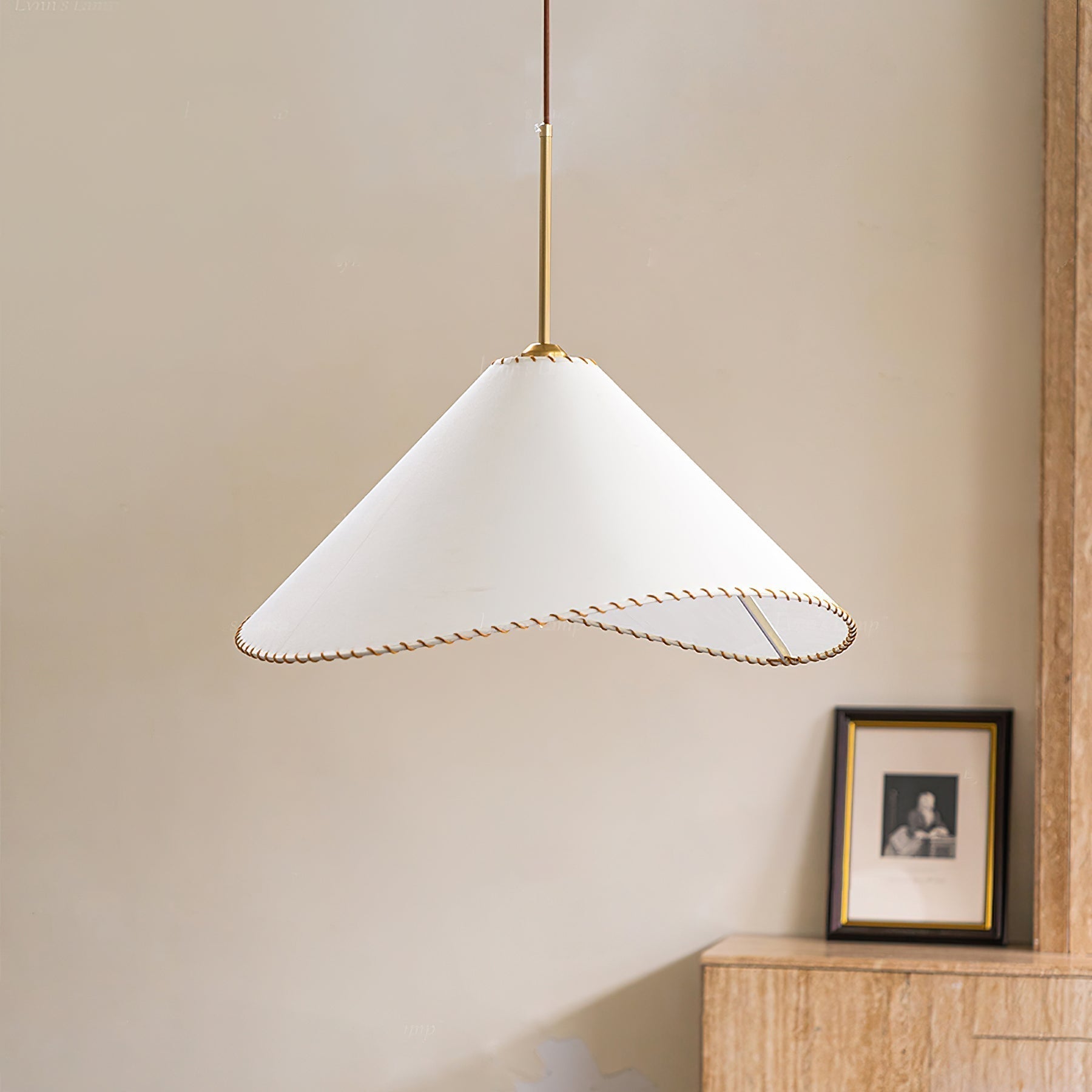 Twisted Shade Pendant Lamp - Blowlighting