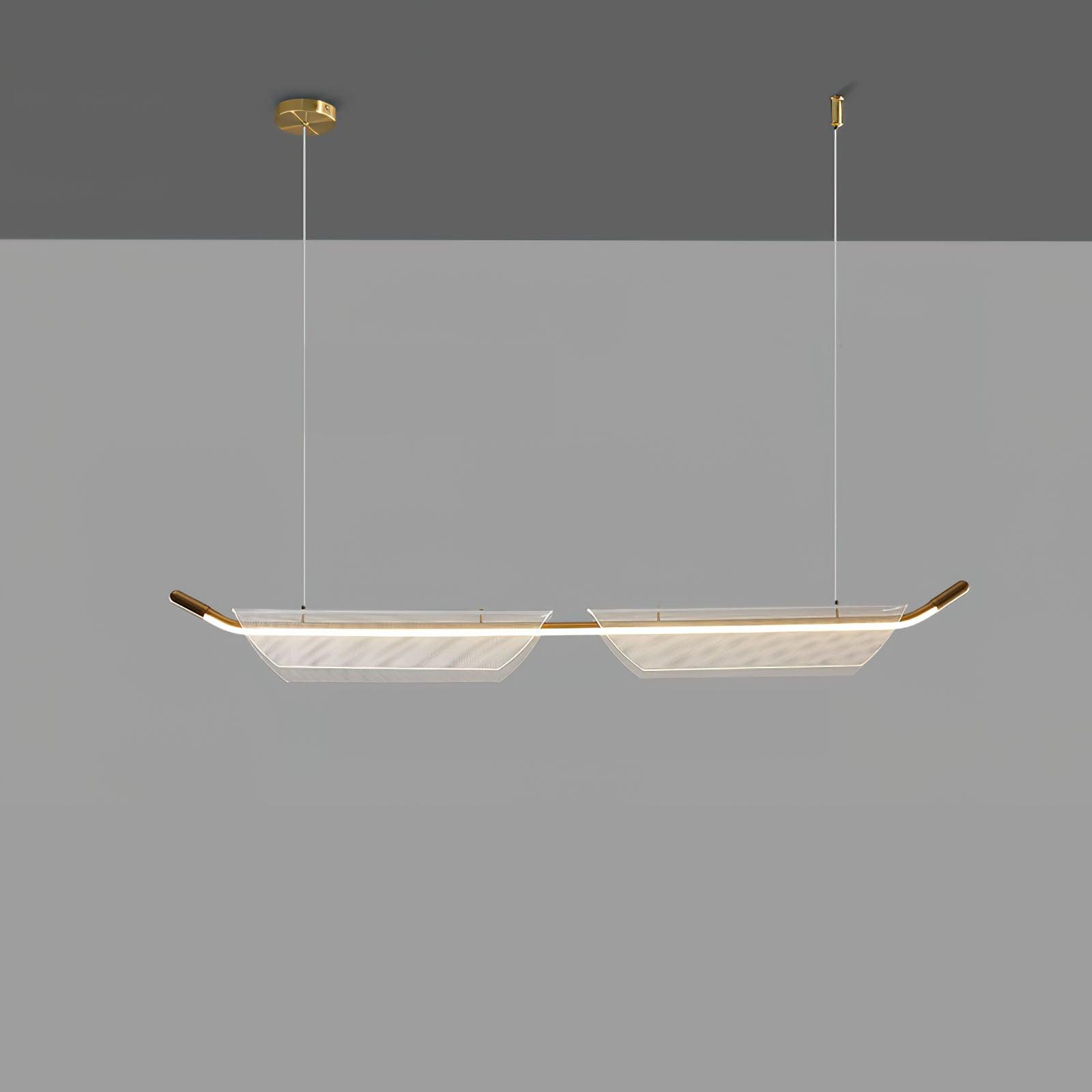 Two Boats Acrylic Pendant Light - Blowlighting