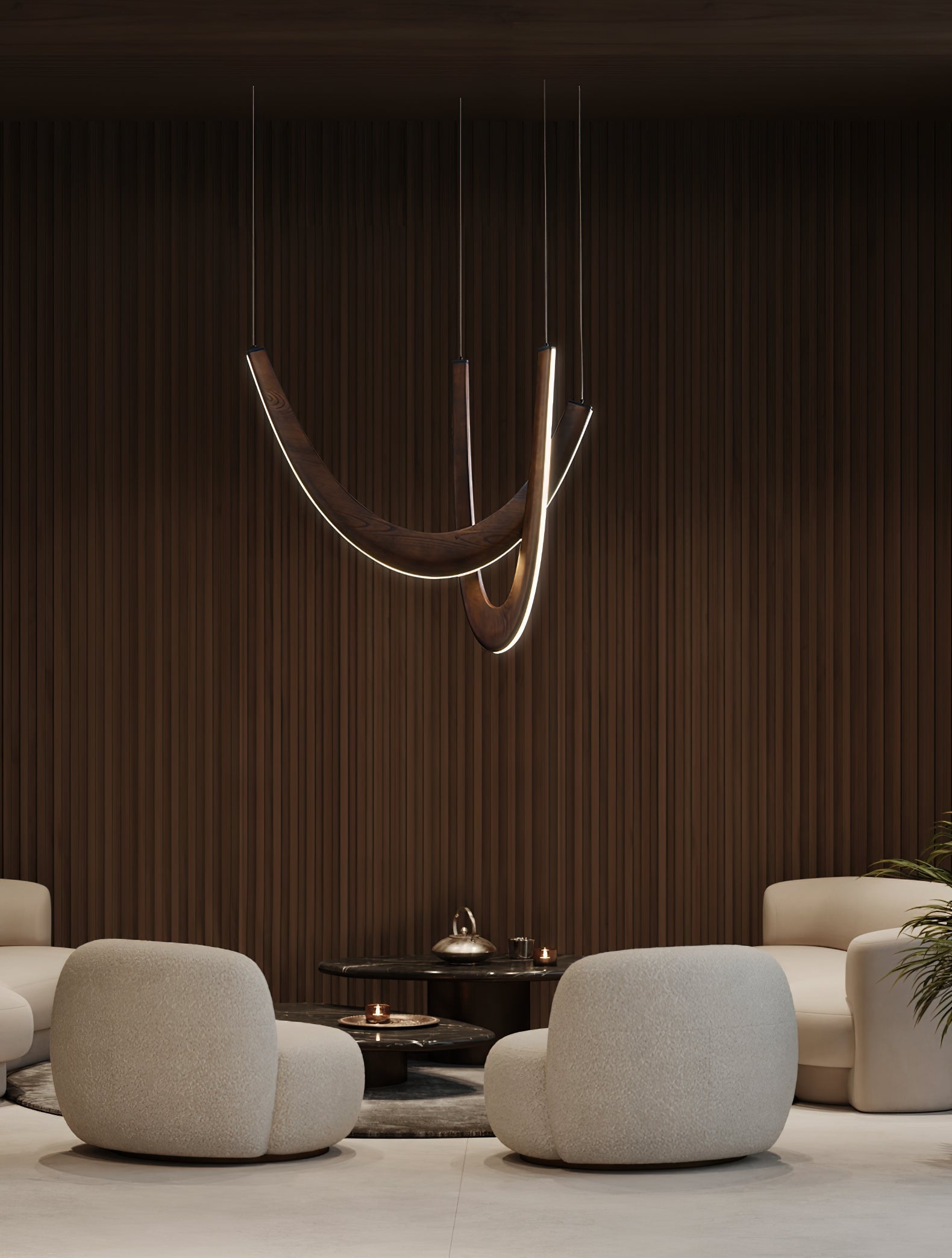 U Wooden Pendant Lamp - Blowlighting