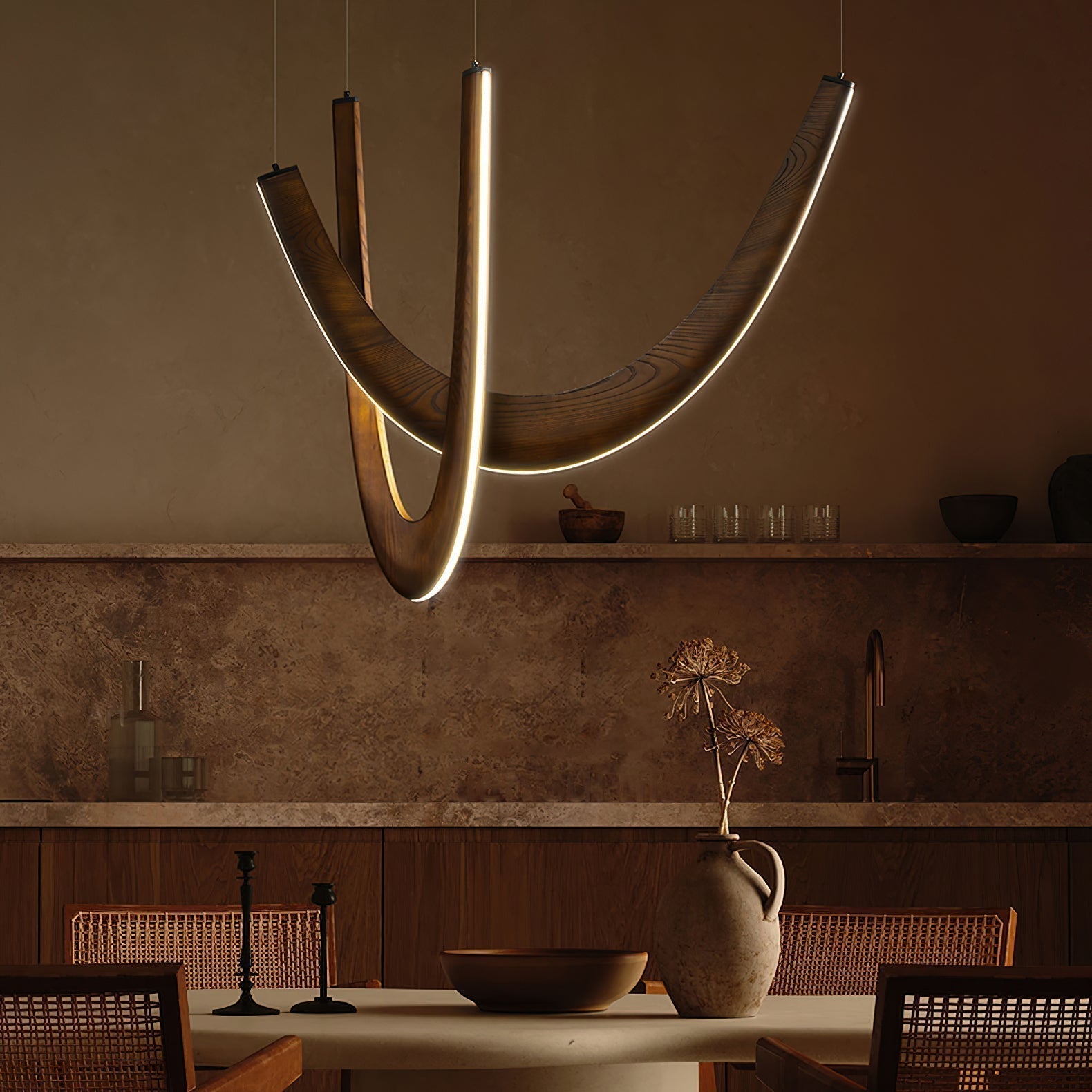 U Wooden Pendant Lamp - Blowlighting
