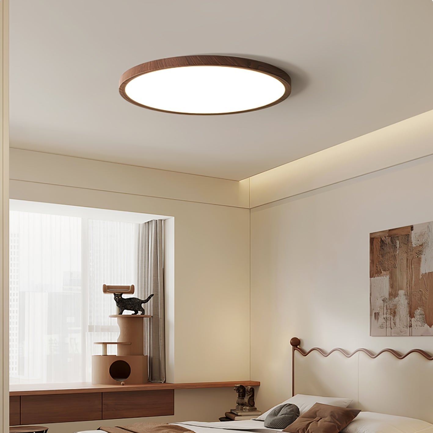 Muto Lampada da Soffitto Ultrapiatta Rotonda