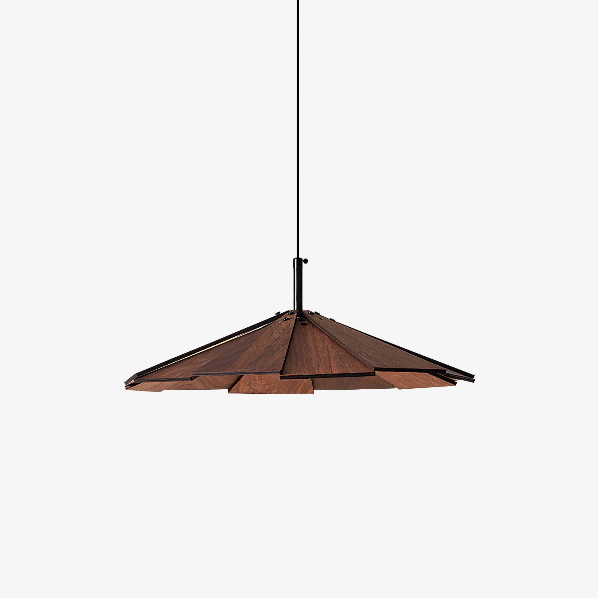 Umbrella Wooden Pendant Light - Blowlighting