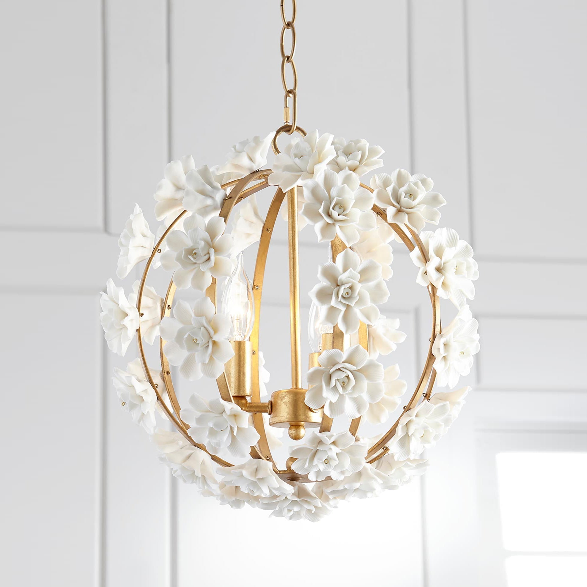 Syloran Postmodern Luxury Globe Ceramics Chandelier - Lamp Copper