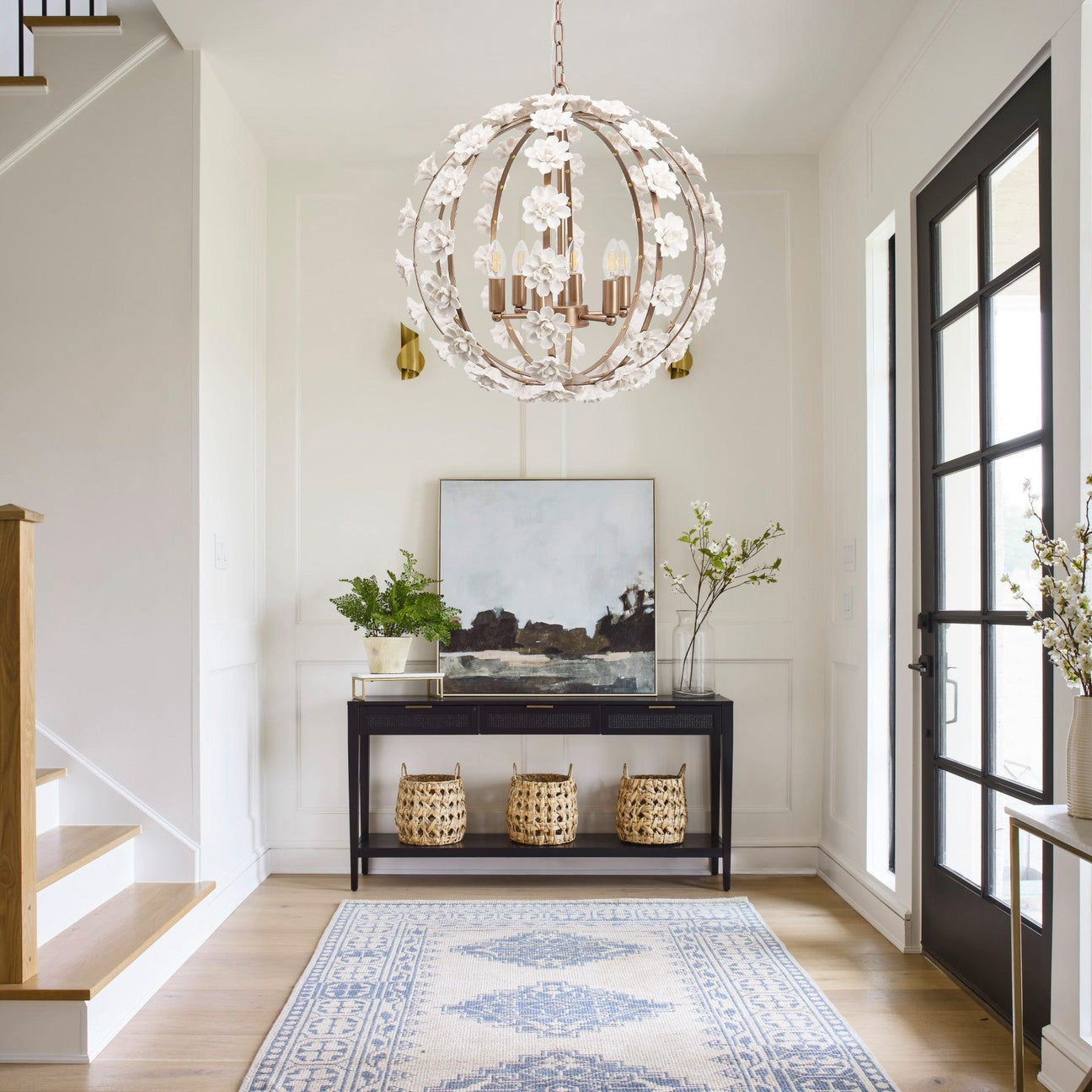 Syloran Postmodern Luxury Globe Ceramics Chandelier - Lamp Copper
