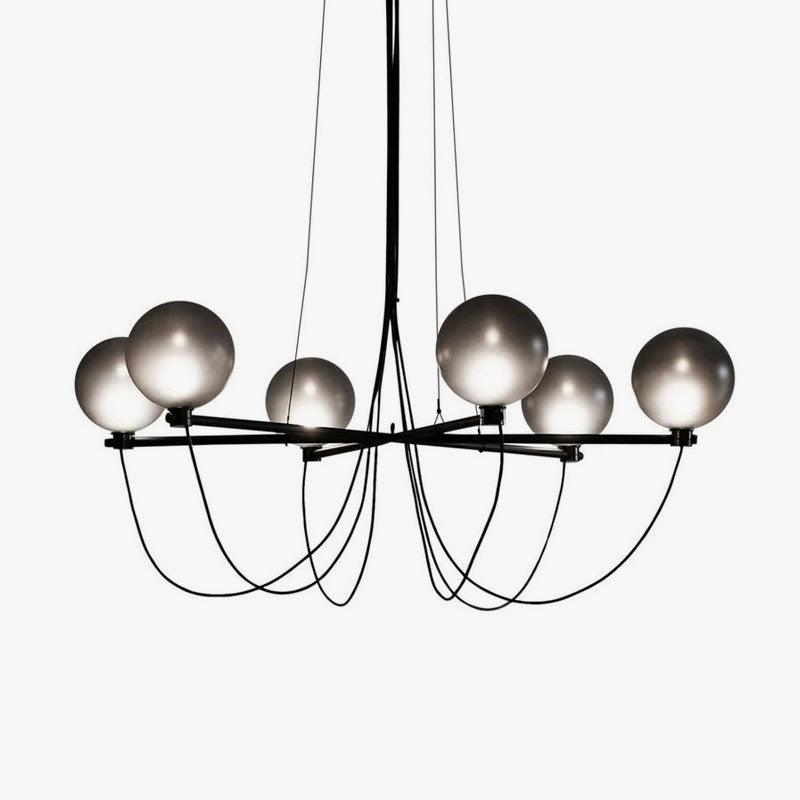 Valentina Moderno Nordichi Vetro Blu Lampadari
