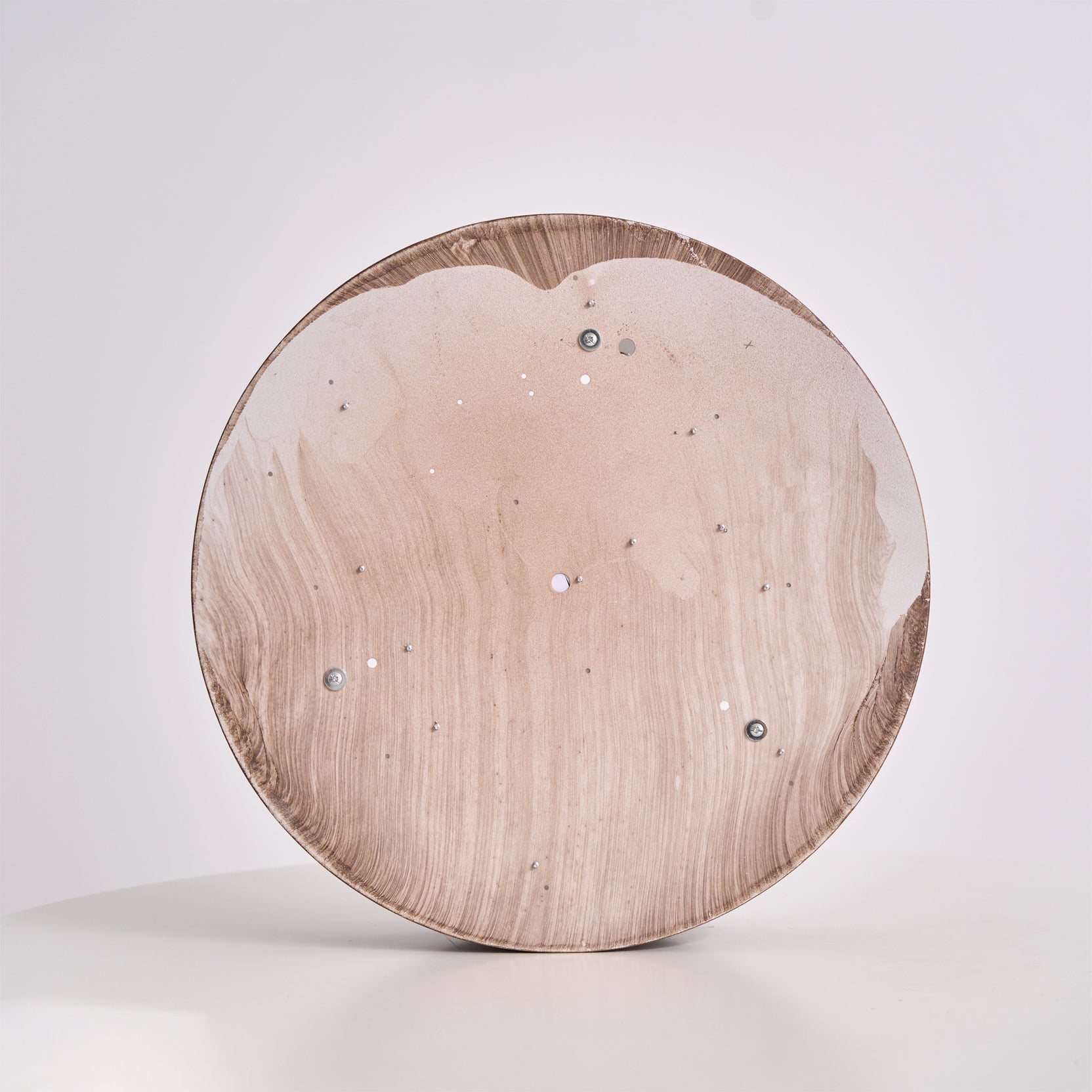 Muto Lampada da Soffitto a Doppio Anello Colore Noce