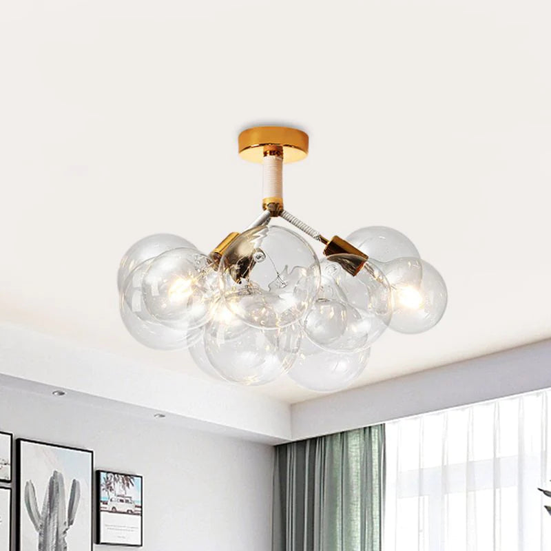 Valentina Multi-Globo Moderne Vetro Plafoniere Soggiorno/Camera da Letto