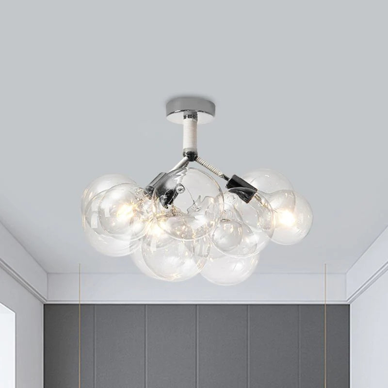 Valentina Multi-Globo Moderne Vetro Plafoniere Soggiorno/Camera da Letto