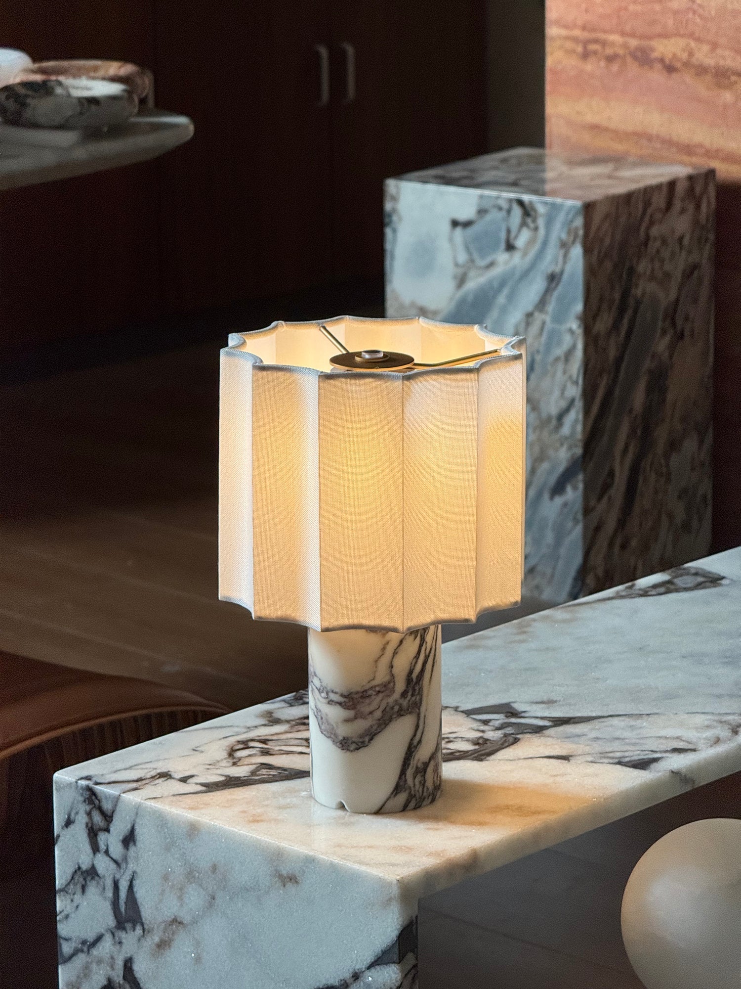Valli Table Lamp (Built-in Battery) - Lamp Copper