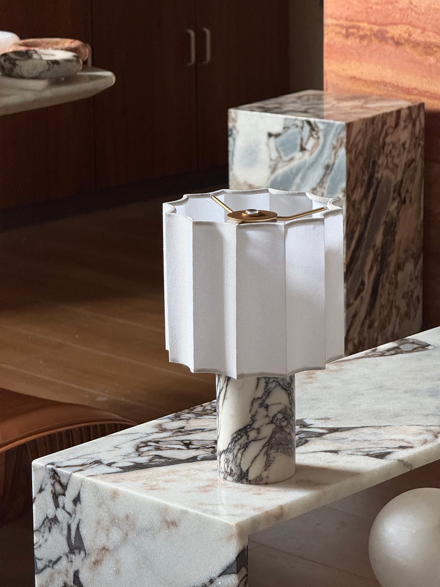 Valli Table Lamp (Built-in Battery) - Lamp Copper