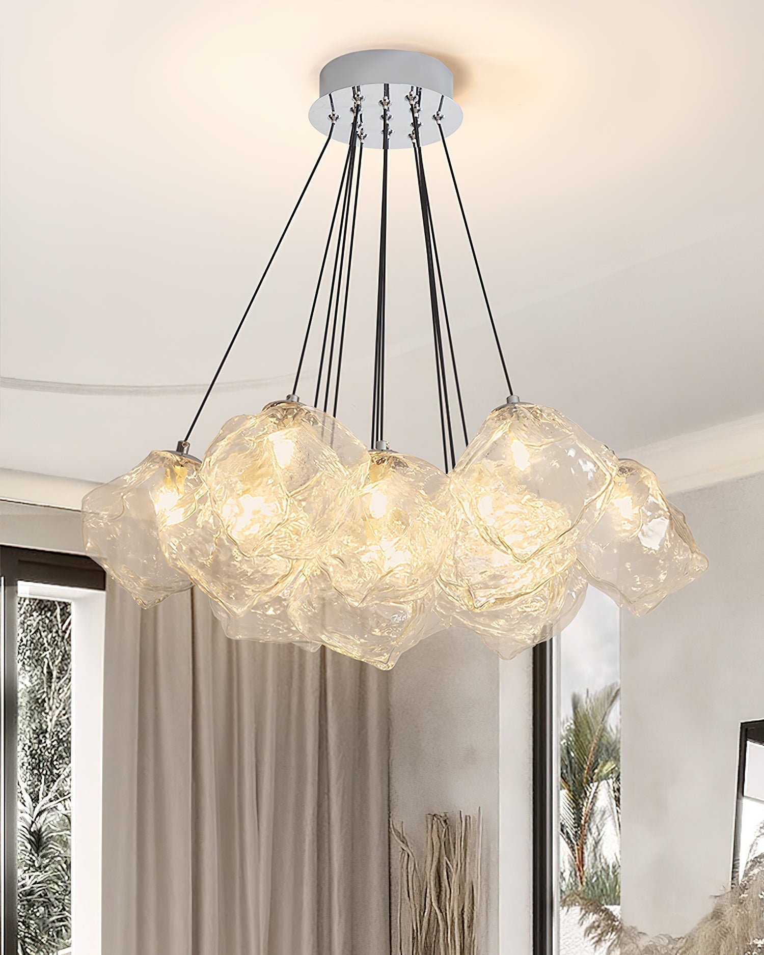 Aurora Chandelier Ice Sparkling - Blowlighting