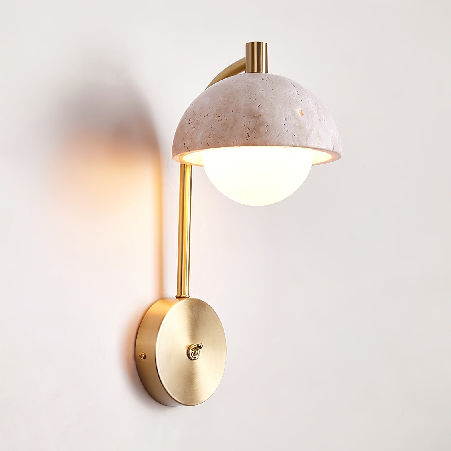 Ormaren Travertine Wall Light - Blowlighting