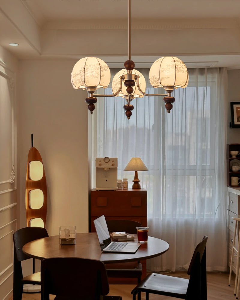 Velvet Petal Chandelier - Blowlighting