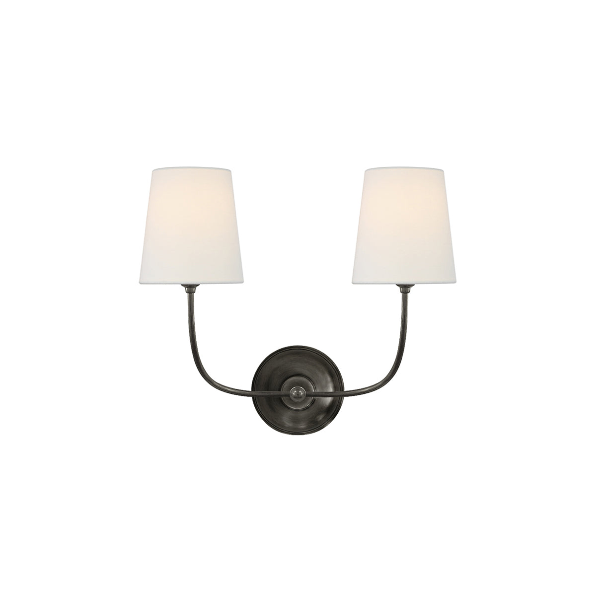 Silva Lampada da Parete Classica in Bronzo Nero