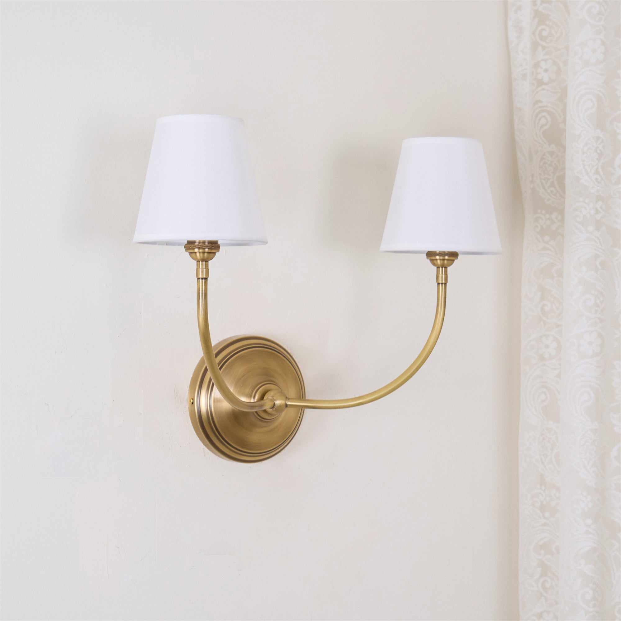 Silva Lampada da Parete Classica in Bronzo Nero