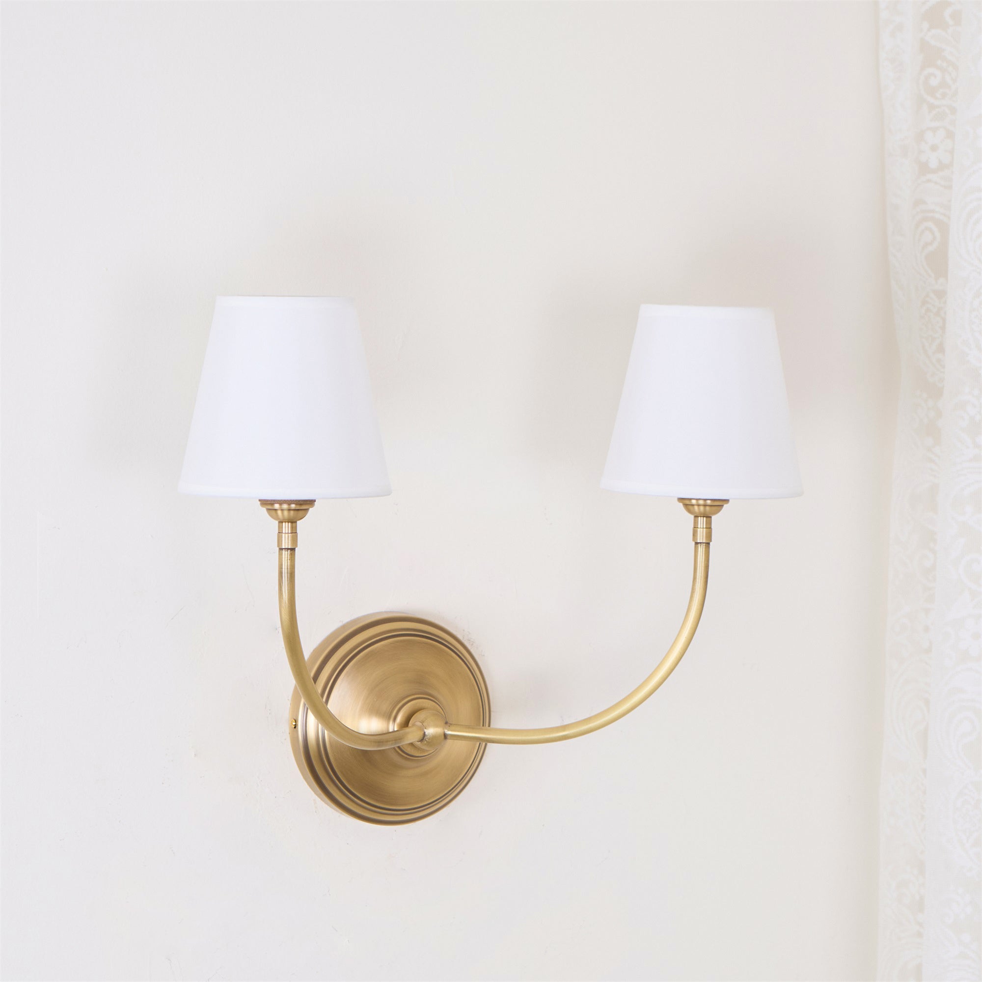 Silva Lampada da Parete Classica in Bronzo Nero