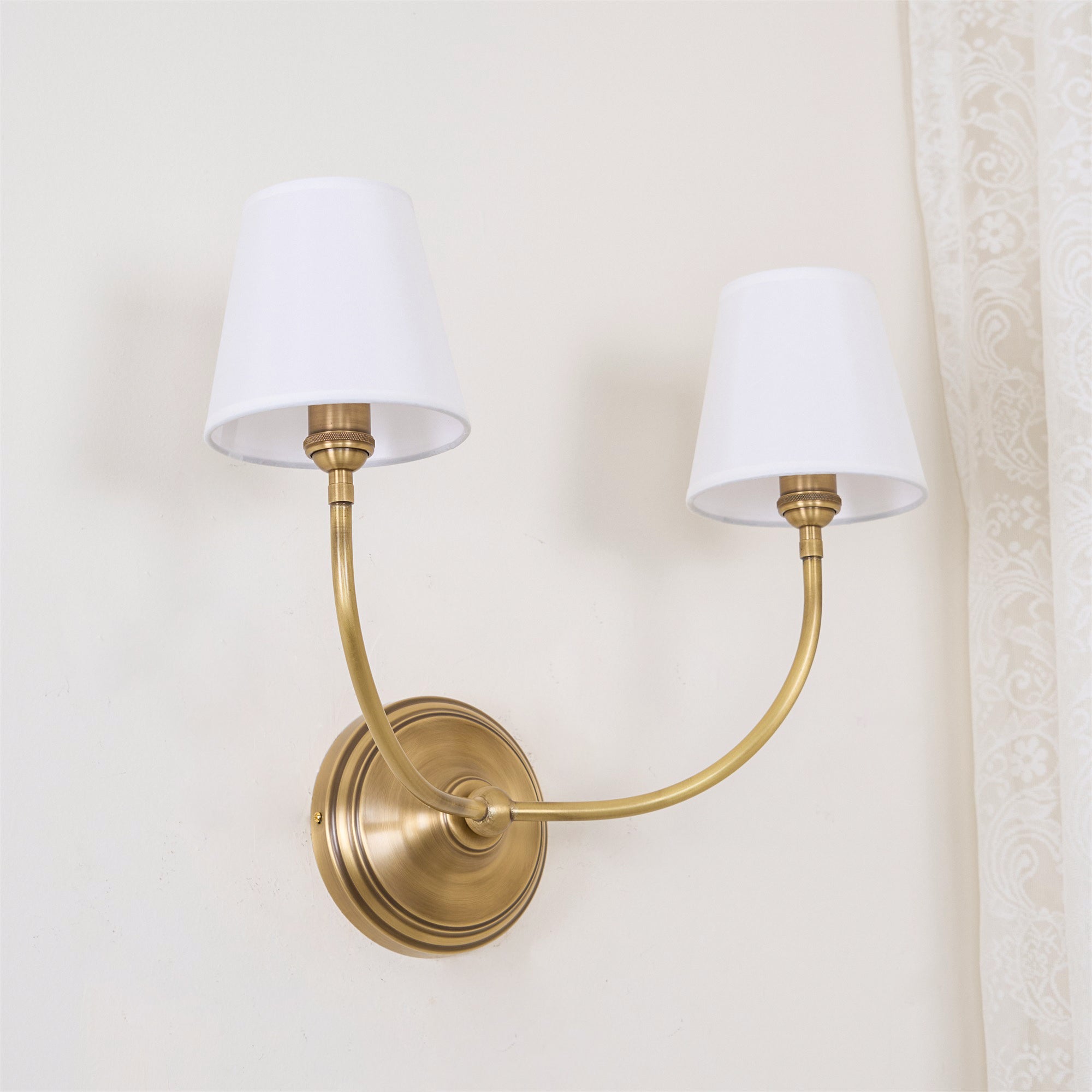 Silva Lampada da Parete Classica in Bronzo Nero