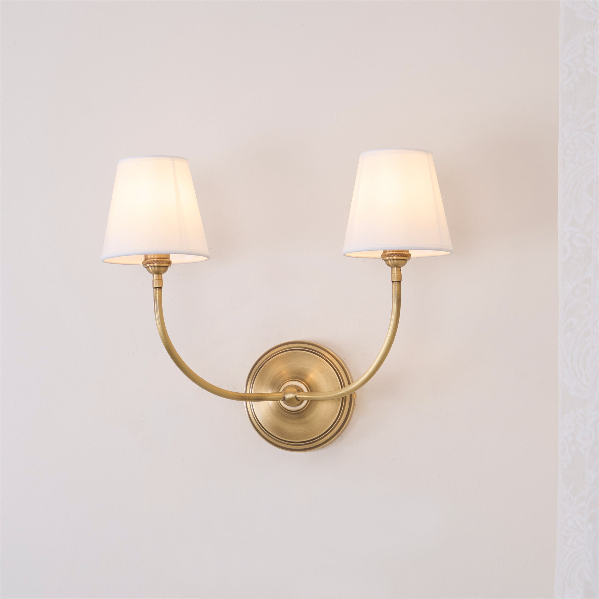 Silva Lampada da Parete Classica in Bronzo Nero