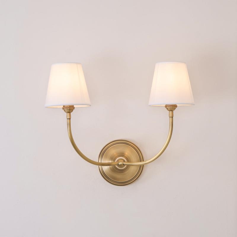 Silva Lampada da Parete Classica in Bronzo Nero