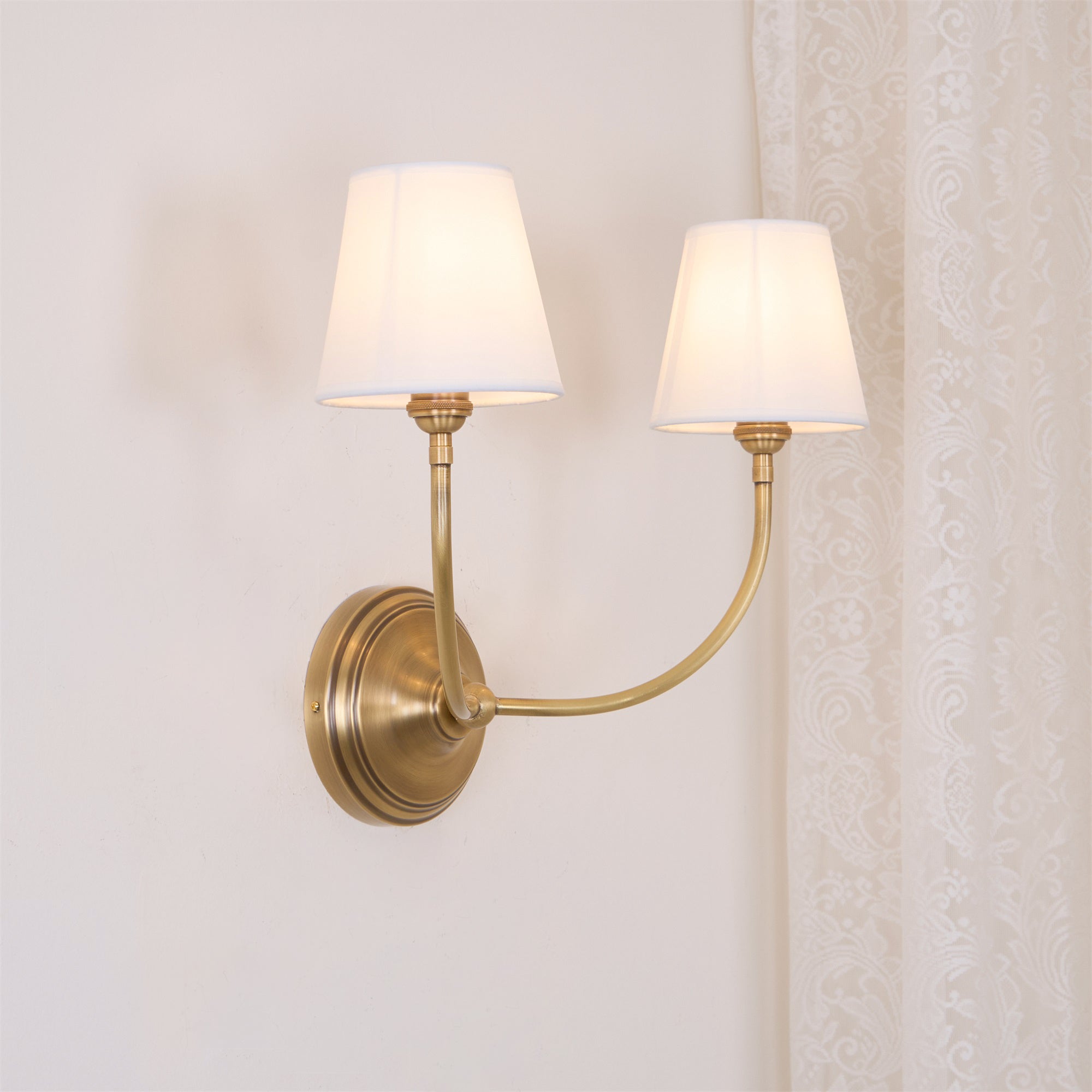Silva Lampada da Parete Classica in Bronzo Nero