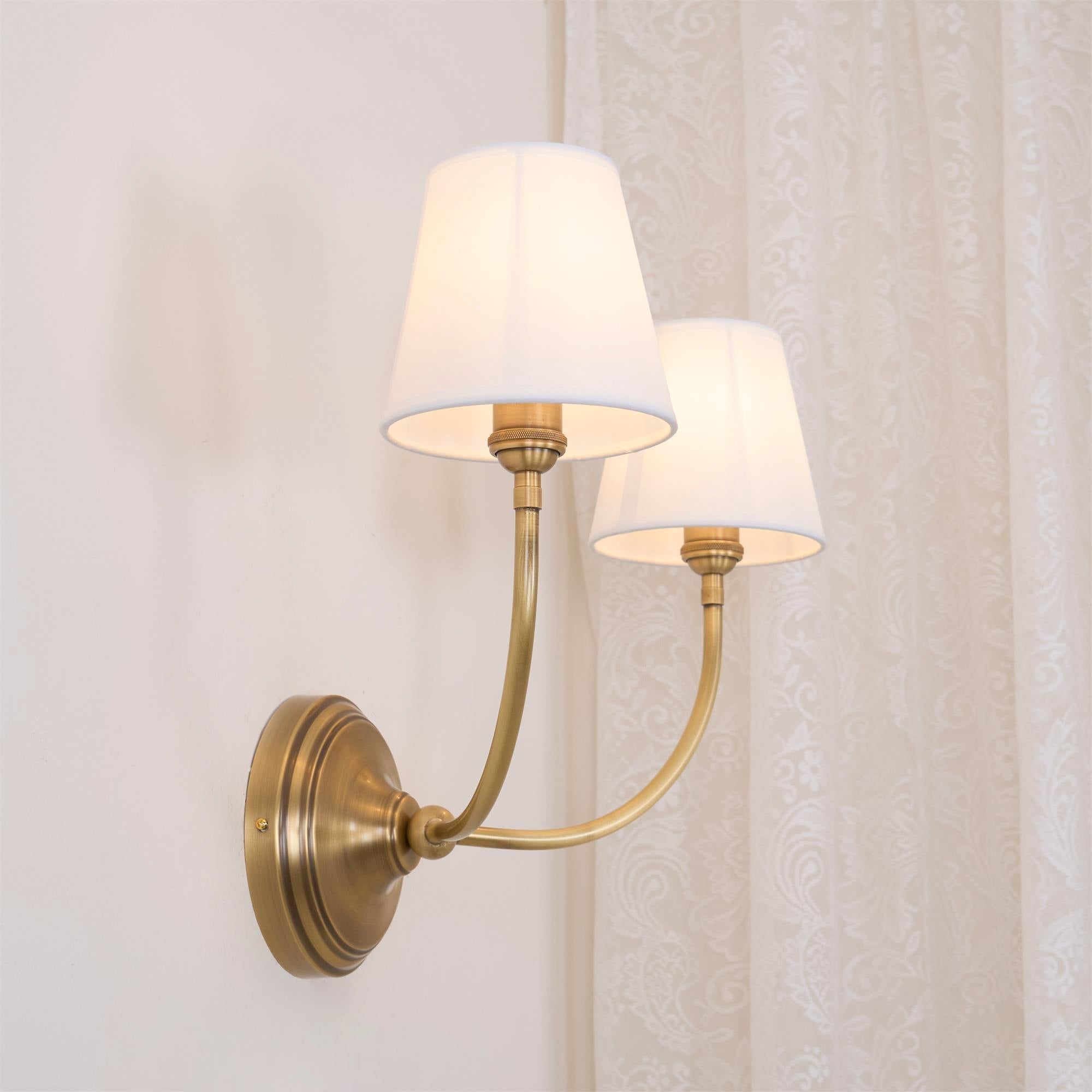 Silva Lampada da Parete Classica in Bronzo Nero