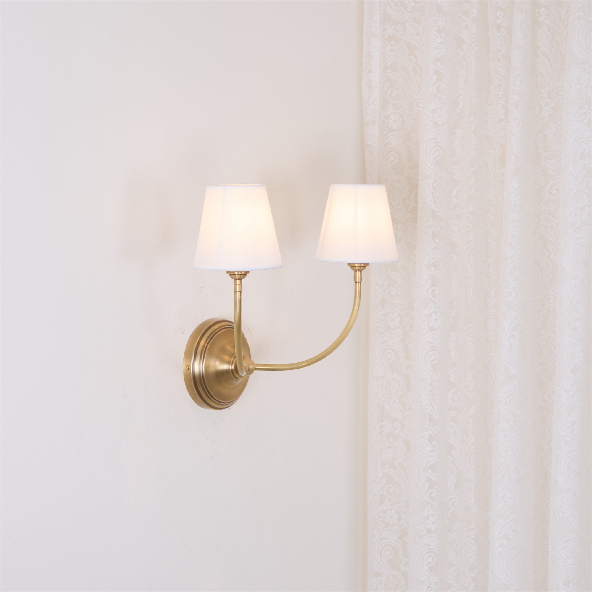 Silva Lampada da Parete Classica in Bronzo Nero