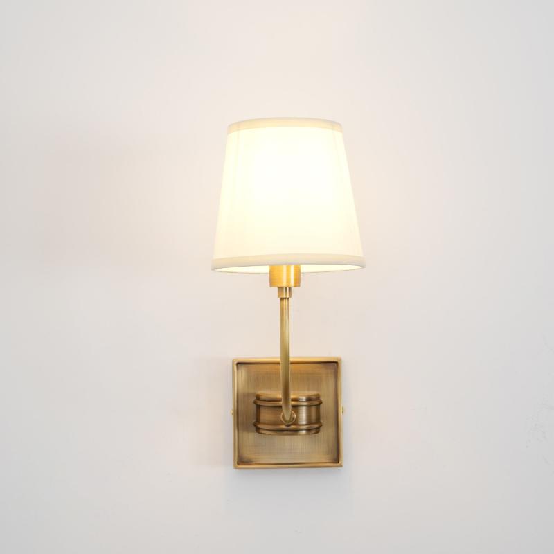 Silva Lampada da Parete Classica in Bronzo Nero