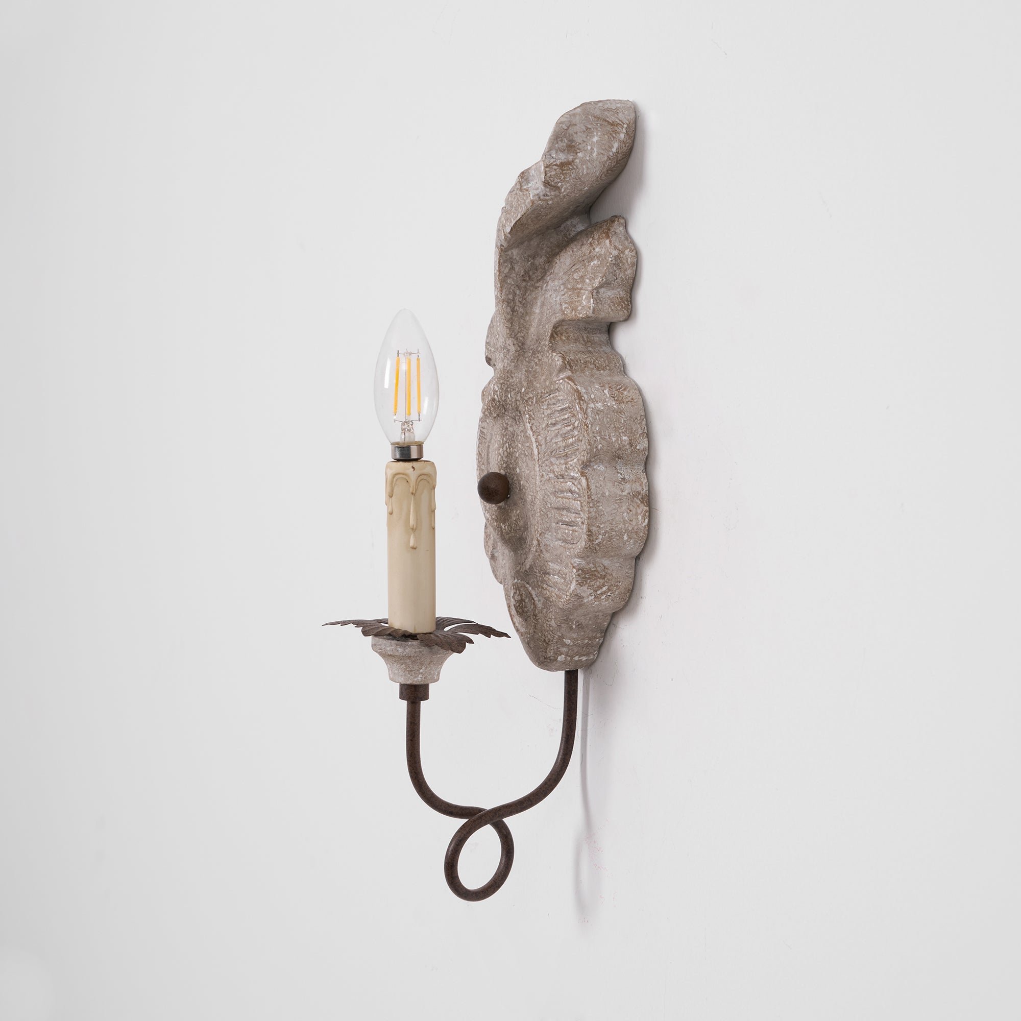 Olsilel Elegance Vintage Resin Metal Sconce Wall Lamp - Lamp Copper